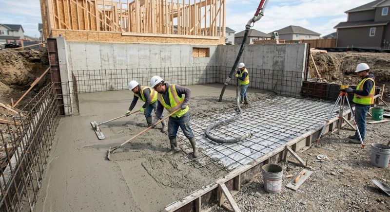 Basement Concrete Installation in Blandon, PA