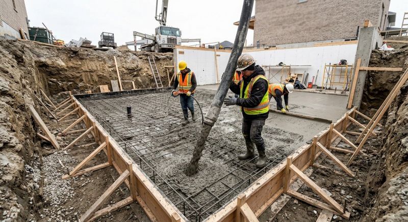 Basement Concrete Installation in Douglassville, PA