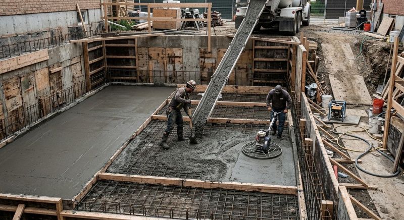 Basement Concrete Installation in East Greenville, PA