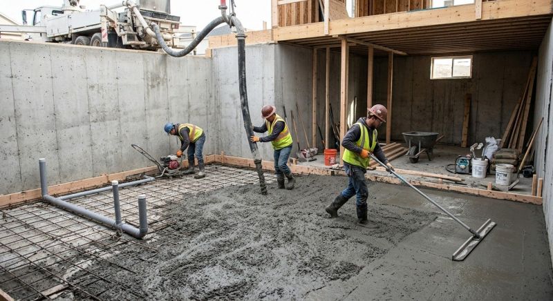 Basement Concrete Installation in Jim Thorpe, PA