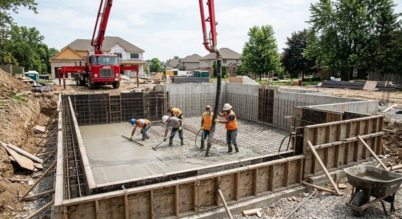 Basement Concrete Installation in Allentown, PA