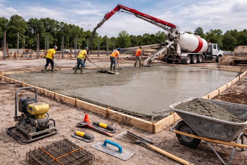 Commercial Slab Construction in Coopersburg, PA