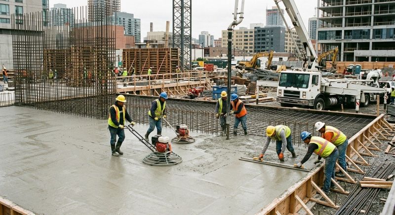 Commercial Slab Construction in Harleysville, PA