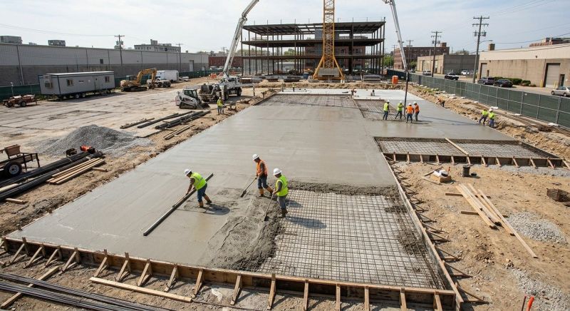 Commercial Slab Installation in Jim Thorpe, PA