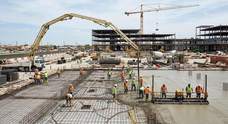 Commercial Slab Installation in Stewartsville, NJ