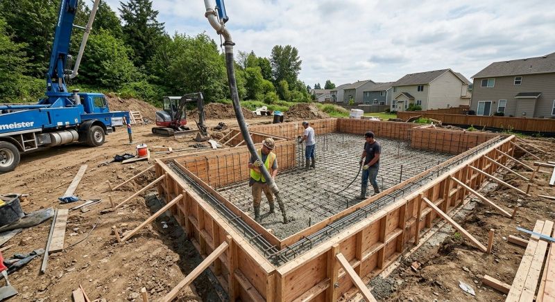 Concrete Foundation Installation in Center Valley, PA