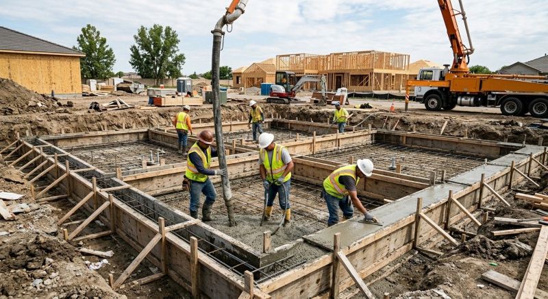 Concrete Foundation Installation in East Greenville, PA
