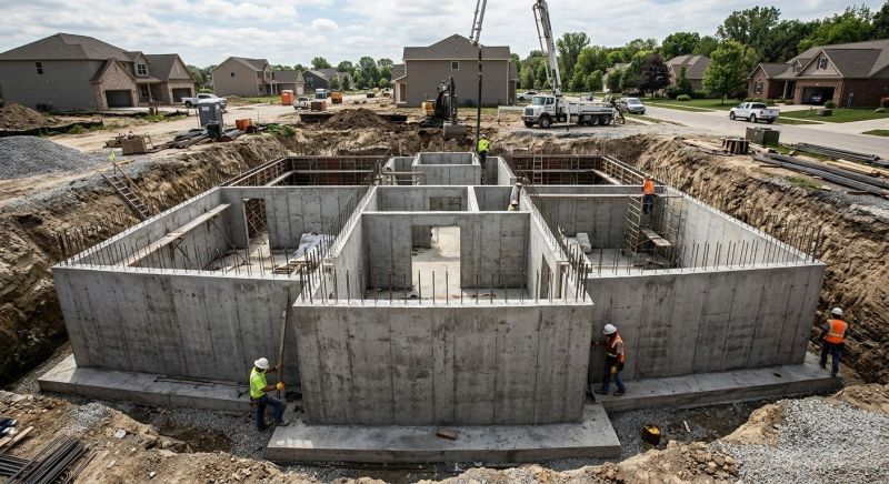 Concrete Foundation Installation in Gilbertsville, PA