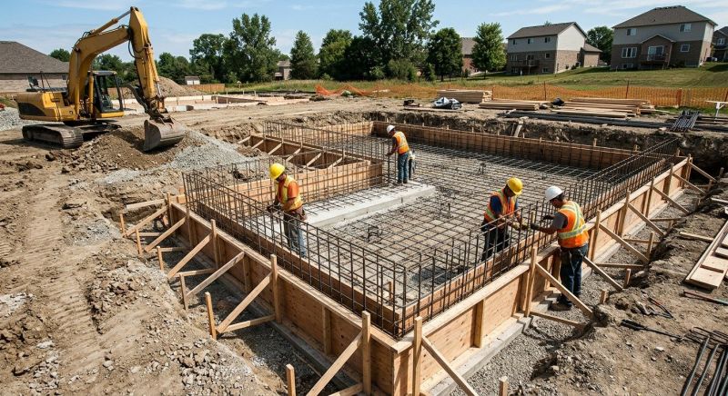 Foundation Construction in Dublin, PA