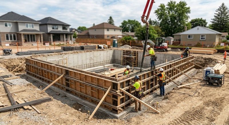 Foundation Construction in East Greenville, PA