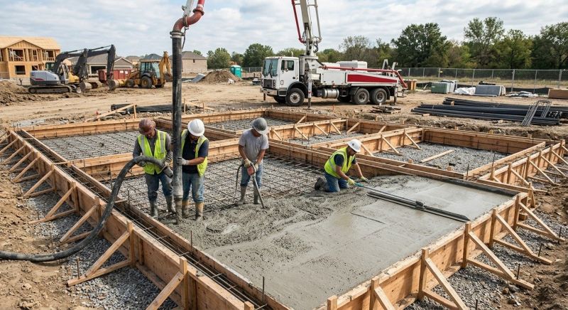Foundation Wall Pouring in Alburtis, PA