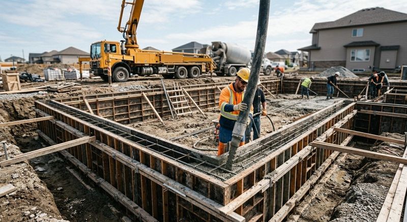Foundation Wall Pouring in Alburtis, PA