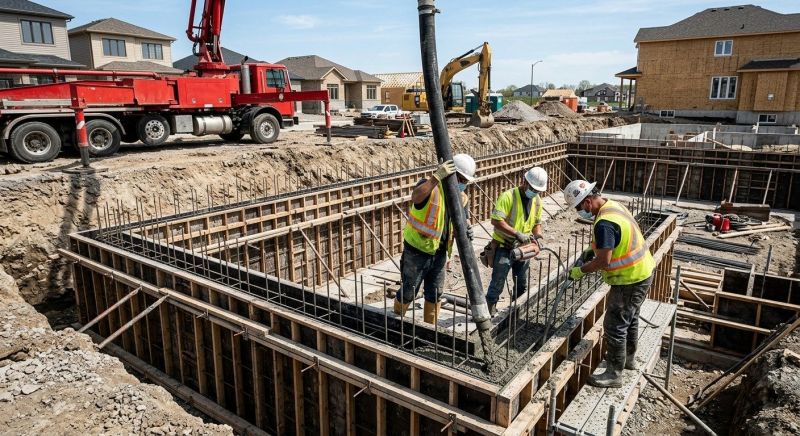 Foundation Wall Pouring in Jim Thorpe, PA