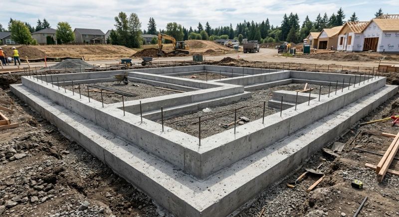 House Footing Construction in Allentown, PA