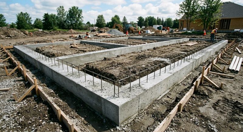 House Footing Construction in Allentown, PA